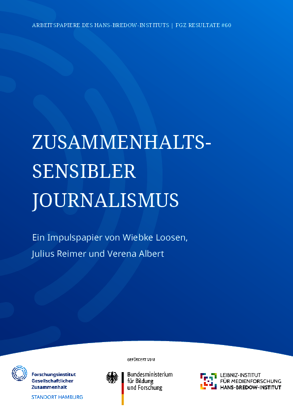 [Open Access] Zusammenhaltssensibler Journalismus