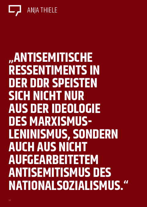 [Open Access] Zweierlei Kontinuitäten. Antisemitismus in der DDR