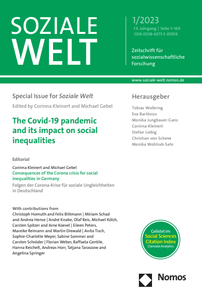 Covid-19’s effects on strong and weak ties in middle-class families. Insights from intergenerational qualitative longitudinal data